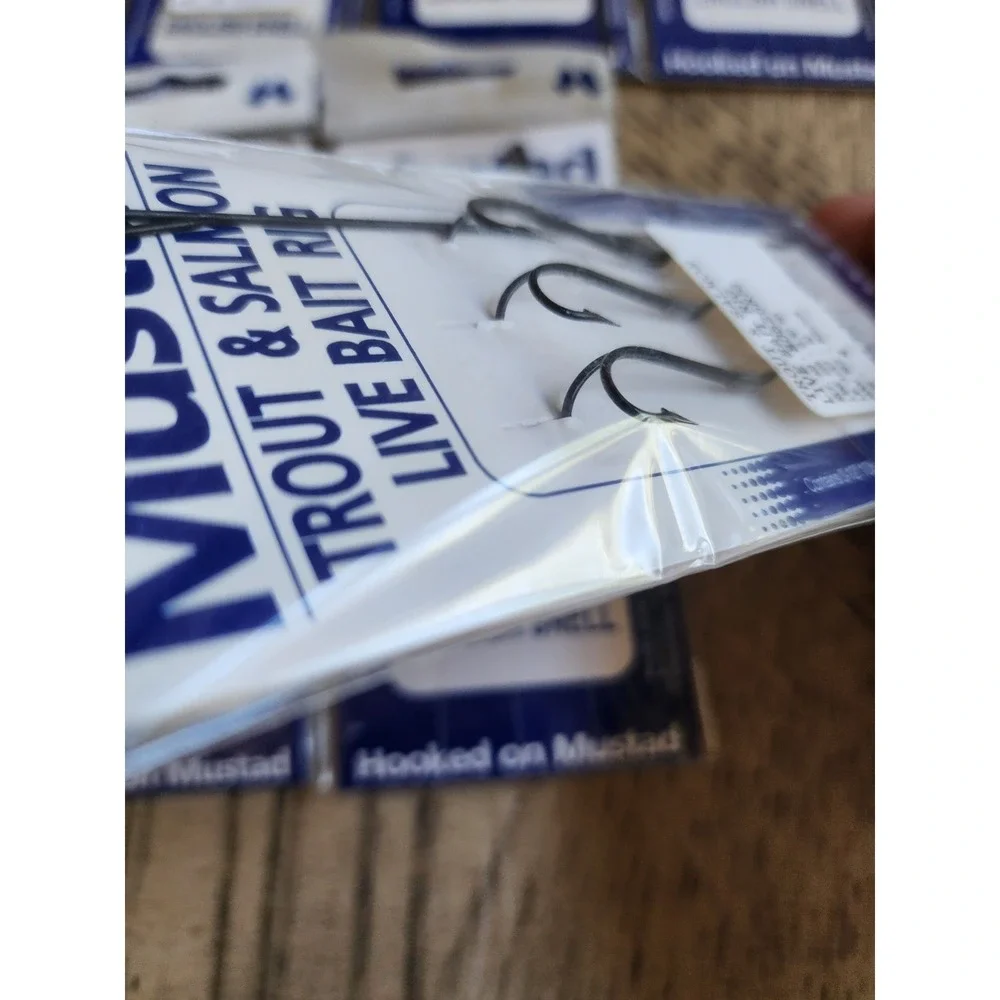 Mustad Live Bait Rig Size 4 New Lot Of 10 Pkgs Mullet Rigs Snakehead Lures Fish
